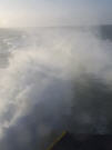 Tail wave of fast ferry