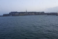 At the St. Malo ferry port