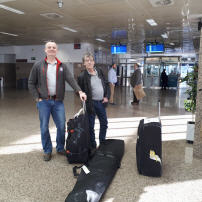 At the ferry terminal in Algeciras