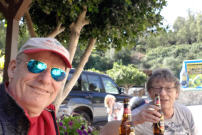 Restaurant with food and beer was on site.